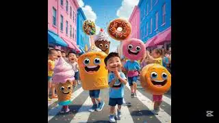 🎉 Yummy Treat Parade! 🍰🍦 Fun Kids Song About Cake, Ice Cream & More!#KidsSongs #YummyTreatParade
