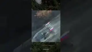 BTR estadounidense M13 trofeo que se lanza a la batalla con las banderas de Rusia y E.E.U.U #guerra