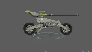 My first attempt at rigging props, Military drone
