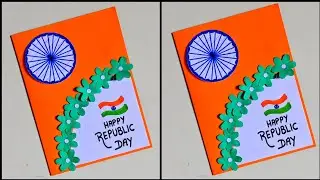 Easy & beautiful happy republic day greeting card /republic day card idea/ republic day special card