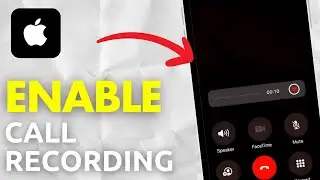 Как включить запись экрана во время звонка на iPhone | Запись телефонных разговоров на iPhone (по...