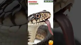Queen Snake Vs. Octopus Animation | Bio AI Art | 06