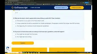HOW TO PASS GOTRANSCRIPT EXAMS 20TH MARCH 2023