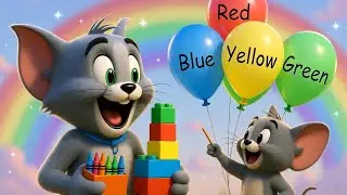 🌈 Learn Colors with Tom & Jerry 🎨 | Fun Learning Adventure for Kids