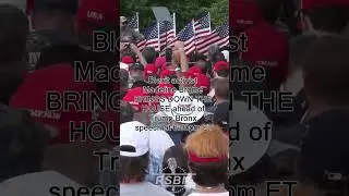 WATCH: Blexit activist Madeline Brame BRINGS DOWN THE HOUSE ahead of Trump Bronx speech at 6:00pm ET