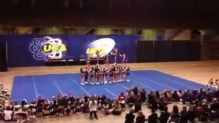 2012 Prairie Fire Cheerleading Sparks Red - Junior Level 3 - Sassy Sparklers!