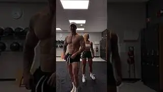Gym couple poses TikTok jon schwartz#shorts