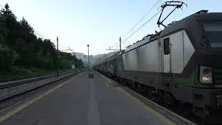 2022 - SI - ELL 193 286 Vectron loco with ZSSK Cargo steel train, in Borovnica (Ljubljana - Koper)