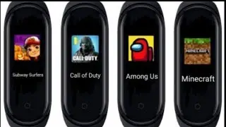 Games theme for mi band 4 (New theme for mi band 4)