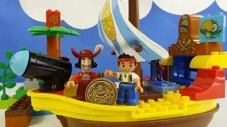 Строим из Lego Duplo, LEGO DUPLO 10514 Jake's Pirate Ship Bucky &ndash; Пиратский корабль Джейка