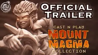 3D Printable MINIATURES 🔥 Mount Magma TRAILER