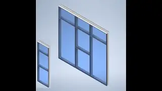 Inventor for Modun Unitized facade Basic  Lesson 4  part 4