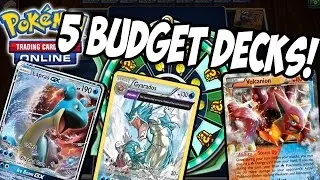 PTCGO 5 STRONG BUDGET DECKS YOU CAN BUILD RIGHT NOW! NO SHAYMIN EXS NEEDED! (PRC-SUMO)