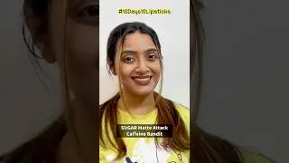 Sugar Matte brown lipstick Caffeine Bandit, transferproof, NC 40, brown skin, indian medium skin