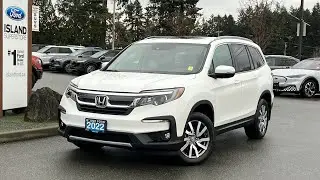 Обзор Honda Pilot EX-L 2022 года с навигацией, люком, системой автоматического запуска/остановки ...
