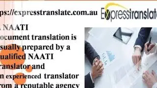 NAATI document translation