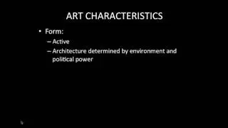 African Art: Characteristics