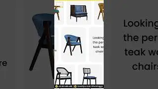 Perfect Teak Wood Chairs for Smart Shimoga Homes | WeFurnish Studio