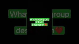 WhatsApp group link in description 💥❤️