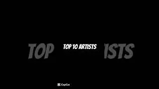 My Top 10 Artists #music #billieeilish #bensonboone #sabrinacarpenter #frankocean #chappellroan
