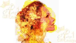 FIRE FACE EFFECT | Fire girl manipulation | Fire stroke effect in face | photoshop tutorial