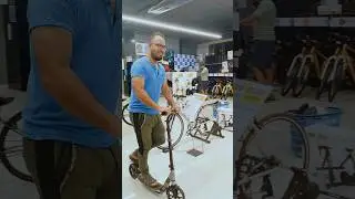 Experiencing Adult Kick Scooter at Decathlon🫣💥| #shorts #decathlon #kickscooter