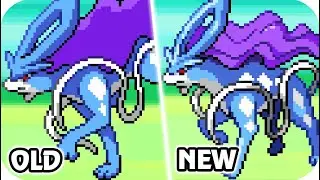 Pokémon Diamond & Pearl - All Unreleased Johto Sprite Comparison