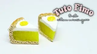 • [TUTO FIMO] La tarte au citron meuringuée / Polymer clay tutorial lemon pie •