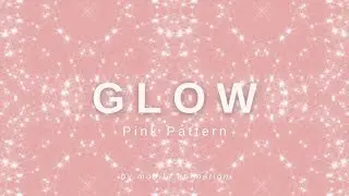 Pink Glitter Seamless Glow Pattern Background Video 4K
