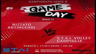 Match 11)  RIZZATO ANTINCENDI SERIE D vs. BLAUER-STAI Campiglia SERIE D 17 gennaio ore 20.30