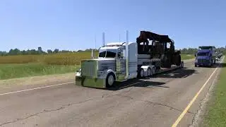 American Truck Simulator  - Peterbilt Pinga mod and  NEW Cummins N14 SlavJerry Engine