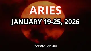 ARIES - WOW! NEW START! FINANCIAL BREAKTHROUGH! JANUARY 19-25, 2026 WEEKLY TAGALOGTAROT#KAPALARAN888
