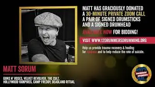 Matt Sorum - 12 Drummers Drumming Auction