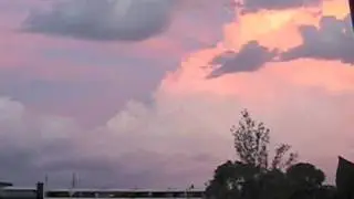 Sydney Pink Storm Clouds