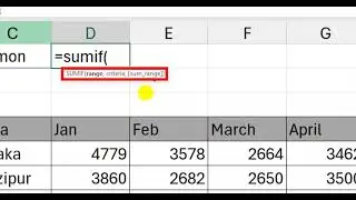 Microsoft Excel Class 06 | SUMIF, AVERAGE, MIN, MAX, COUNT, COUNTA, Name Manager | Bengali Tutorial