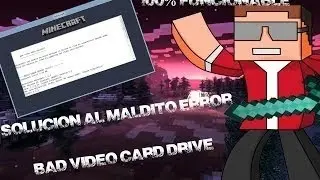 Como Solucionar Problema Bad Video Cards Drivers |Minecraft