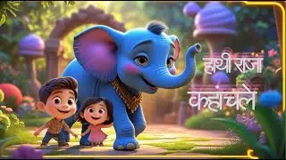 Hathi Raja Kahan Chale | हाथी राजा कहाँ चले | KidoMelonNurseryRhymes | Nursery Rhymes | Hidni Songs