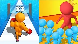 🔥Looking good Level up runner Vs Count Master Android ios gameplay 🎖️🎖️🎖️🎖️