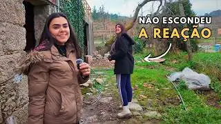 MINHA MÃE VIAJOU 7.500KM PRA VER A REFORMA DA NOSSA CASA ABANDONADA 🇵🇹