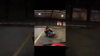 FULLY MODDED CRAZY KART ON INDOOR GO KART TRACK   #crazykart #karting #kart #drift #drifting #slide