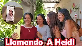 Después de tanto tiempo Heidi volvió a salir en cámaras😊