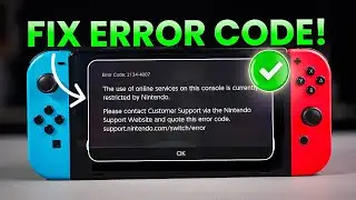 Fix Error code 2124-4007 in Nintendo Switch