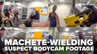 Bodycam video shows Walmart machete attack that injured Fort Pierce officer