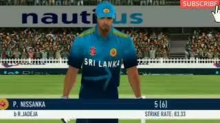 Ravindra Jadeja magical bowl 🤗🤗 Vs Shri Lanka #cricket #realcricket20 #indvssl