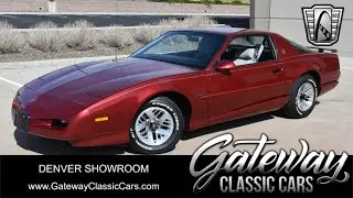 1495-DEN 1992 Pontiac Firebird Gateway Classic Cars of Denver
