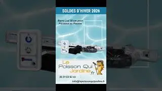 Soldes Hiver 2026 &ndash; Jusqu&rsquo;&agrave; -70% ❄️ Promo Bassin & Jardin ! #jardin #environnementprotection