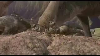 Disney's Dinosaur 01 2000 Movie Vicky, Zuzu And Timothy First Appearance Russian
