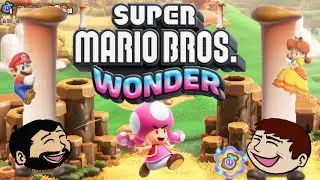 TALL SHROOMS, BOUNCING HIPPOS, AND A RACING WIGGLER - SUPER MARIO BROS WONDER PART 2 #funny #new