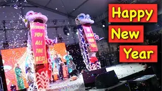 Lions Dance. Tet Festival 2022, Vietnamese/Lunar New Year, Mile Square Park Westminster California.