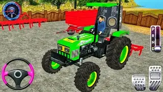 Heavy Farming Transporter Driving 3D Cargo Offroad John Deere Tractor Wali Game Android Gameplay